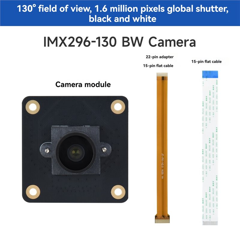 B29C-IMX296 1456X1088 1.6MP Si - Raspberry Pi Global Shutter Camera Imx296 incelemesi ve fiyatı